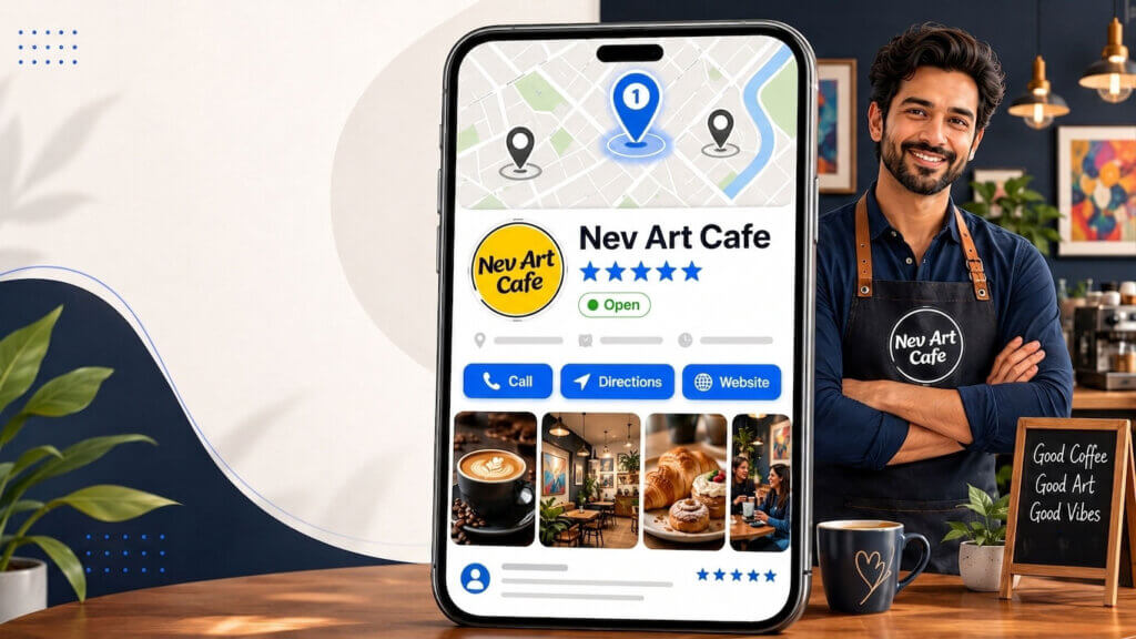 Google Business Profile listing for a small business shown in Google local search results